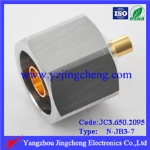 N-JB3-7半刚电缆连接器，公头，接半刚半柔141线