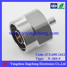 N-JB3-5半刚电缆连接器，公头，接半刚半柔141线