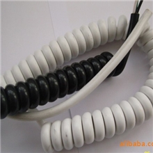 厂家大量生产弹簧线PU弹簧线PVC弹簧线耐寒弹簧电源线