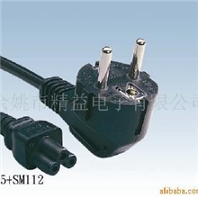 供电线电缆电脑尾插电源线欧洲标准电源线欧标VDE认证插头电线