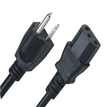 美式电源线品字尾电脑电源线厂家生产美规电源线