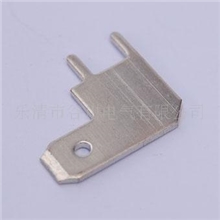 厂家直销DJ617-4.8插片旗型焊脚插片弯型插片PCB板插片