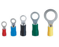 厂供各类冷压端子，圆形预绝缘端子RV3.5-5，一包500只