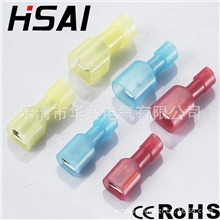 供应F/MDFN1.25-250红色尼龙全绝缘公母端子公母对插接线端子