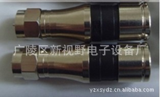 RG11挤压头，子弹头式挤压F头，美式-7挤压头，冷压头，F头，