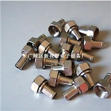 供应F头，双通，锌合金F头，