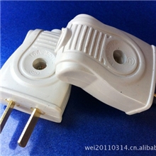 特价热销两插二极电源插头高质量转动插头接线插头