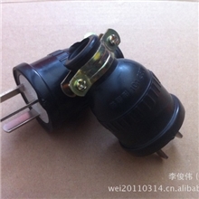 厂家直销供应二极防摔防雨型电源插头