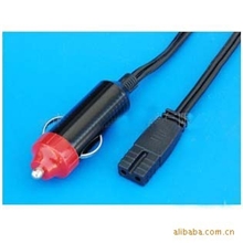 供应各种点烟器、电源线插头车载冰箱插头1.8米