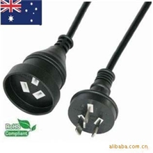 【企业集采】供应澳大利亚延长线SAA认证尾部带插座电源线