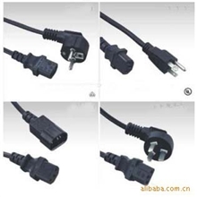 供应SAA澳大利亚延长线,澳大利亚电源线插头欧式美国标三芯插头