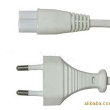 欧规电源线欧规欧式欧洲标认证AC/VDE插头8字尾端子尾