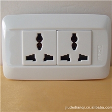 118型工业插座二位万用孔插座老化测试流水线插座出厂价