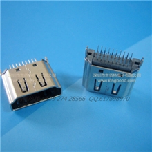 HDMI母座夹板式Hdmi连接器母座Hdmi母座19pinHdmi公母