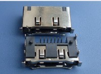 广东东莞SATA厂家供应E-SATA7PinSMT板上四周带弹片