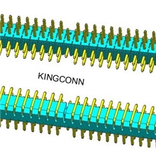 排针排母厂家供应排针间距2.0塑高4.0双排25p90度缺3P