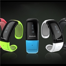 苹果iphone4s5情侣同步蓝牙手镯手表耳机立体声听歌车载免提通话