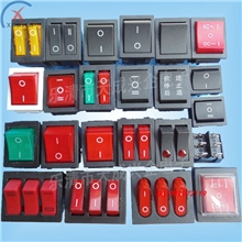 厂家直销船型开关二三四脚多档翘板开关防水型号众多船形开关