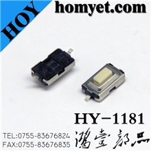 厂家供应轻触开关3x6系列拉芯贴片轻触开关3x6x2.5HY-1181