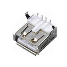 厂家直销USBA母90&deg;弯脚连接器