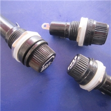 供应保险管座5X20FUSE保险丝座5X20旋钮玻璃保险管座10A/125V
