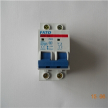 华通低压断路器2P单相空气开关FATO/华通DZ47-63厂供特价批发