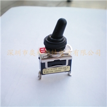 供应进口原装钮子开关开孔12MM二脚二档加防水帽