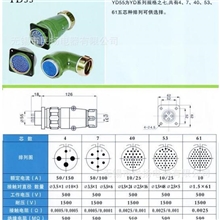 供应YD55KYD55J系列航空插座插头连接器