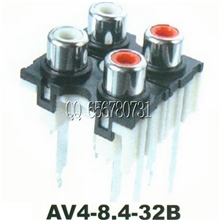 供应AV座音频插座视频插座莲花插座RCA插座