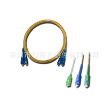 供应SC单模单芯光纤跳线SC光纤跳线光缆长度可订做(图)
