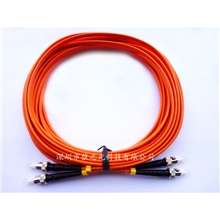 生产厂家专业供应电信级3米ST-ST多模双芯光纤跳线尾纤
