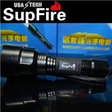 正品神火supfireM1强光手电筒Q5防水5档350米350流明厂家批发