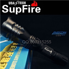 防水原装SupFire神火Y9强光手电筒5档调光350米以上CREEQ5