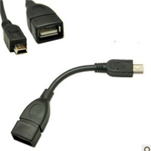 miniUSB公转USB母手机转接线USB母转mini公OTG转接线