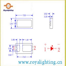 3014贴片RA90同欧司朗肉档灯色温照肉生鲜保鲜LED光源0.2W