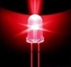 厂家直销F4MM短脚红发高红LED发光二极管灯珠