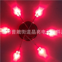 热销供应f3圆头红灯二极管f3圆头二极管f3圆头白发红二极管