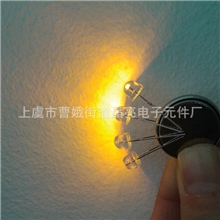 批量生产草帽黄灯上虞led发光二极管闪烁led发光二极管