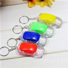 七彩汽车钥匙扣汽车发光灯小礼品批发促销地摊货新奇特礼品批发