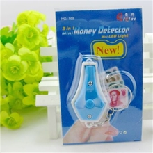便携钥匙扣钥匙灯扣插卡吸塑花瓶验钞灯钥匙扣花瓶式验钞灯
