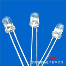 专业生产&phi;5mm白发白光高亮LED发光二极管(进口方片生产)