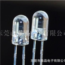 专业生产&phi;5mm白光/暧白光高亮无边LED发光二极管(进口方片)