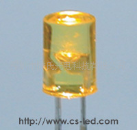 供应3mm/5mm黄光低光衰LED发光二极管