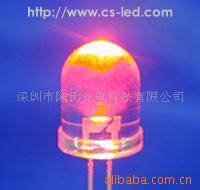 圓形有帽沿发光二极管(红)