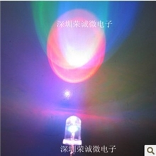 【企业集采】5MM七彩发光二极管自闪LED（快闪慢闪交替）特价