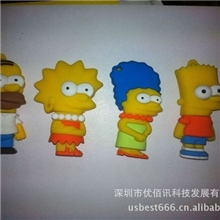 全新卡通U盘江南Style硅胶材质机器人U盘1G~32G劲爆上市