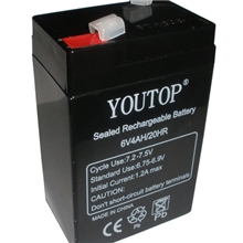 厂家供应免维护蓄电池6V4AH(图)长期低价批发,欢迎采购蓄电池