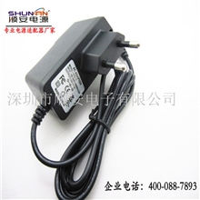 供应欧规电源适配器9v1.5aDVD电源适配器