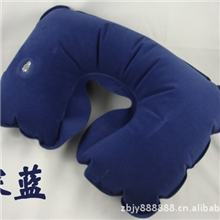 厂家直销U型旅行枕植绒充气枕头午睡枕旅游枕头航空枕U型枕带彩盒