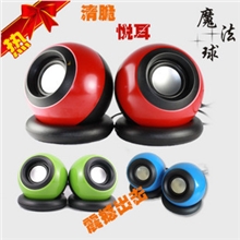 热卖！最新升级！魔法球USB音箱笔记本音箱2.0电脑音箱迷你MINI